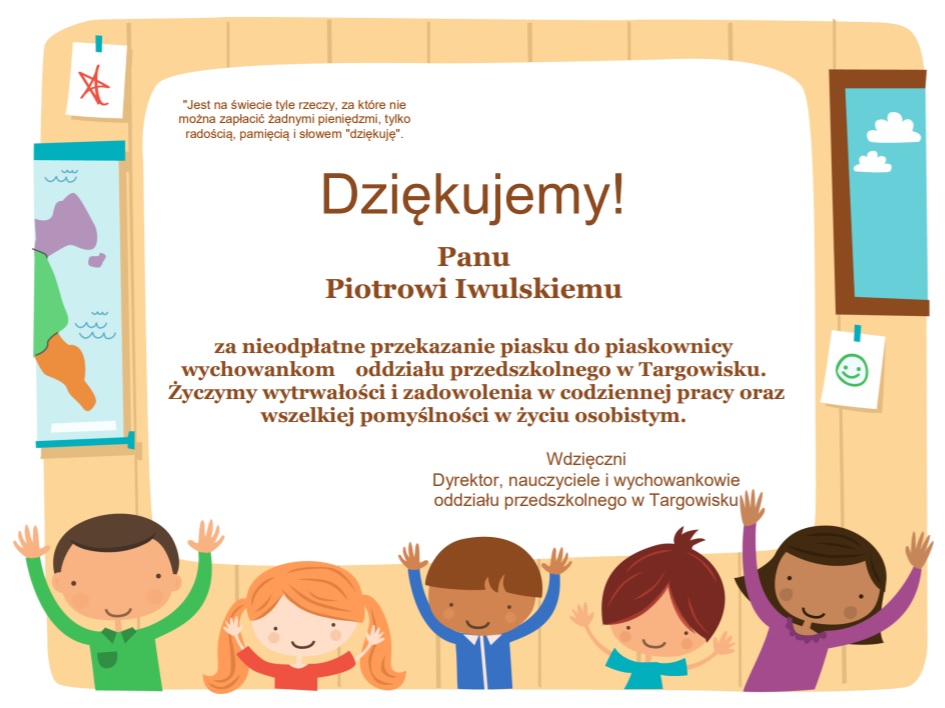 Podziękowania