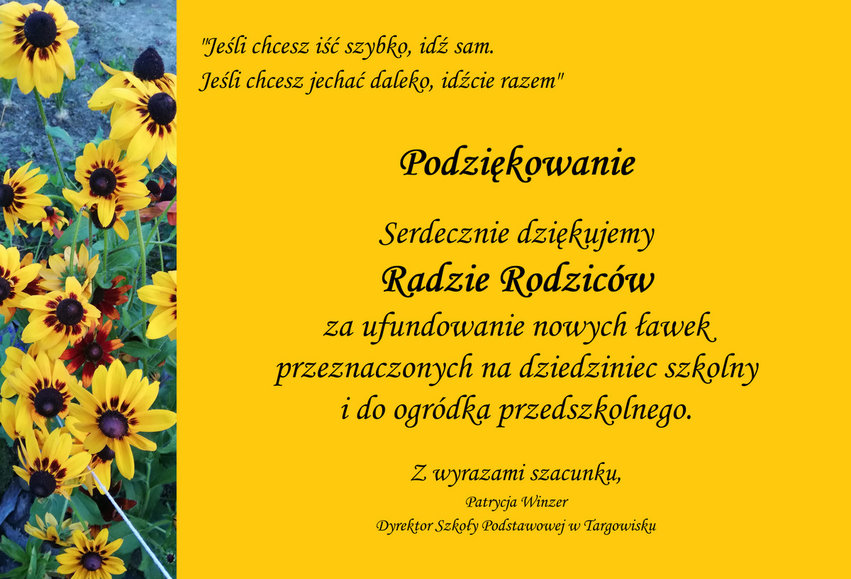 Podziękowania rr
