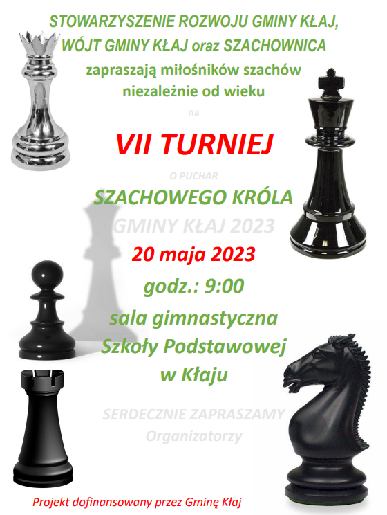 Plakat szachy